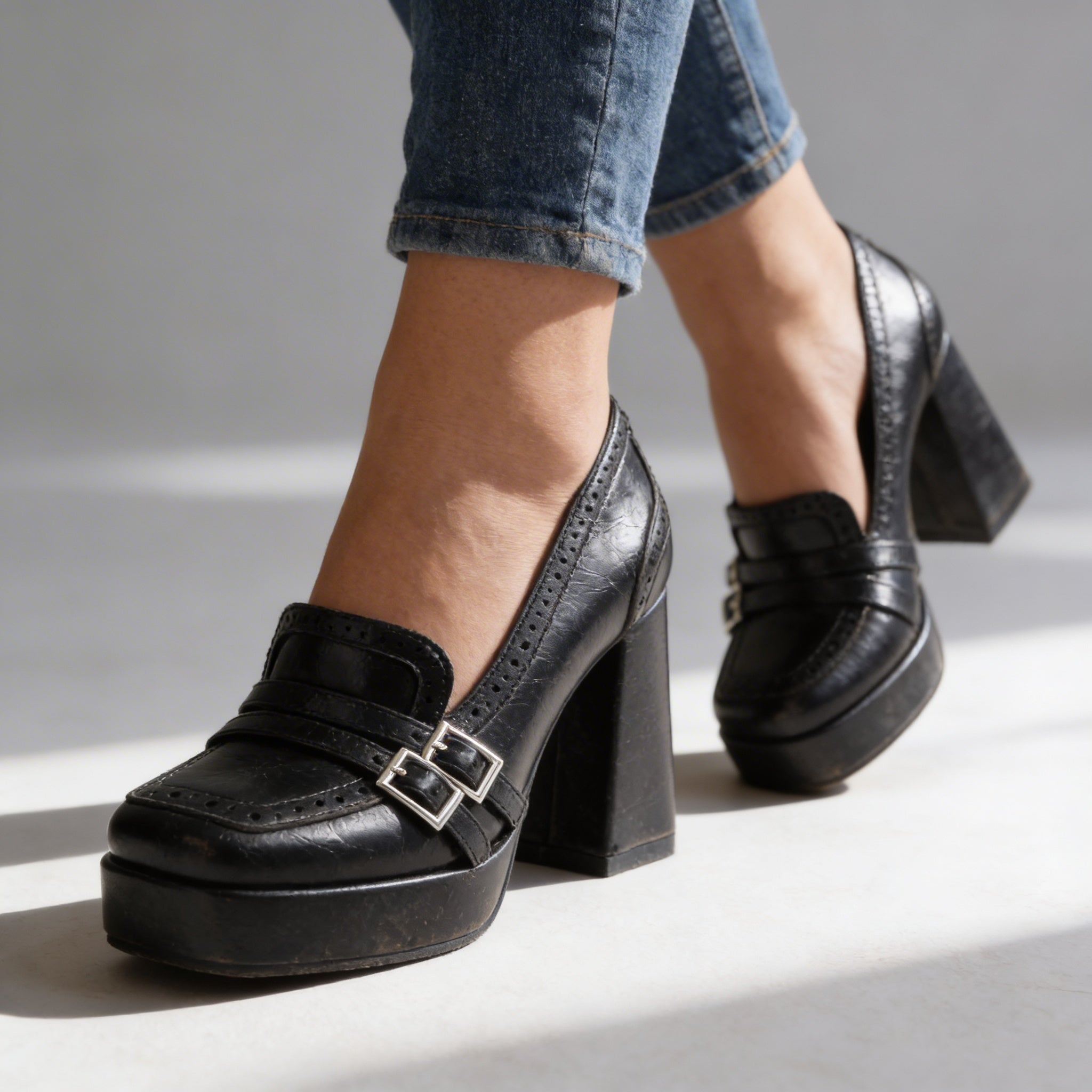 Adriana Brogue Loafers
