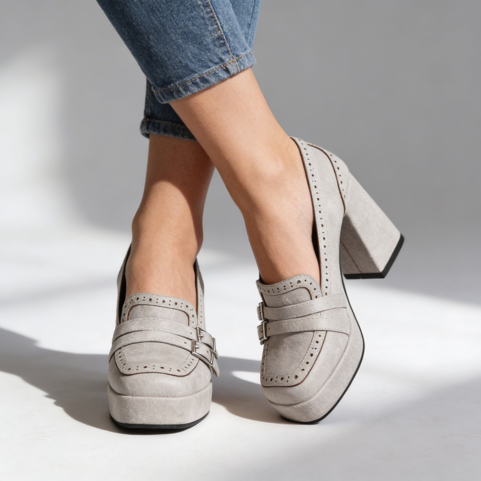 Adriana Brogue Loafers