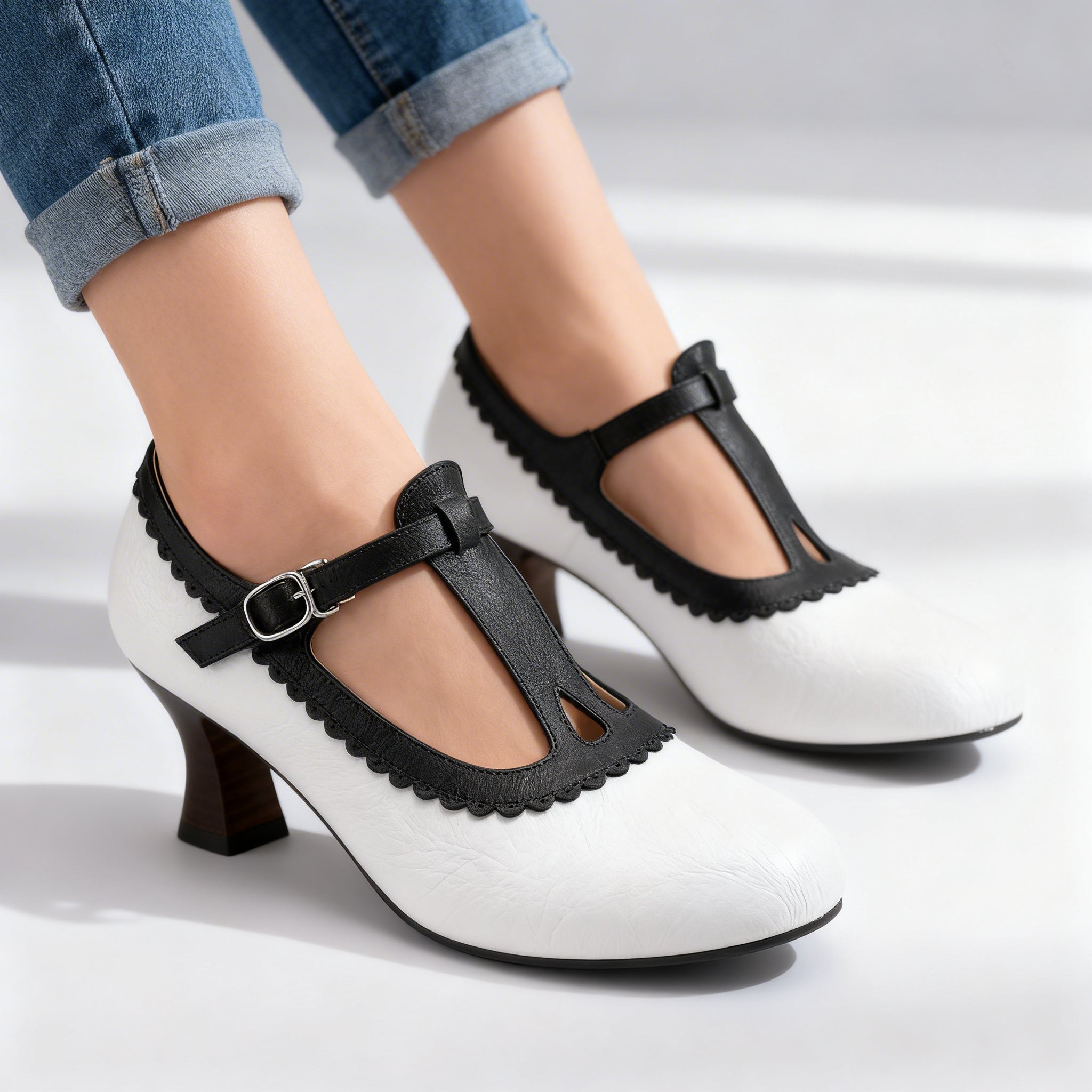 Amelia T-Strap Loafers