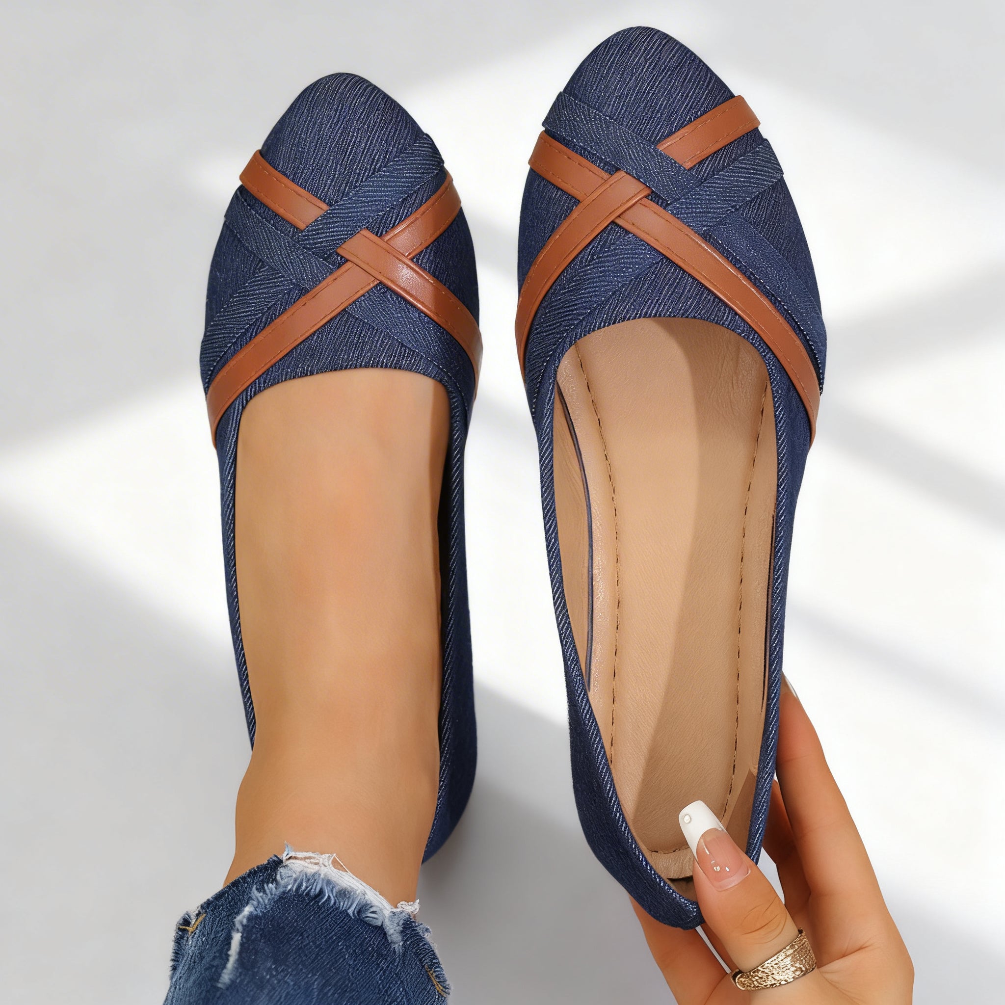 Tessa Canvas Soft Flats