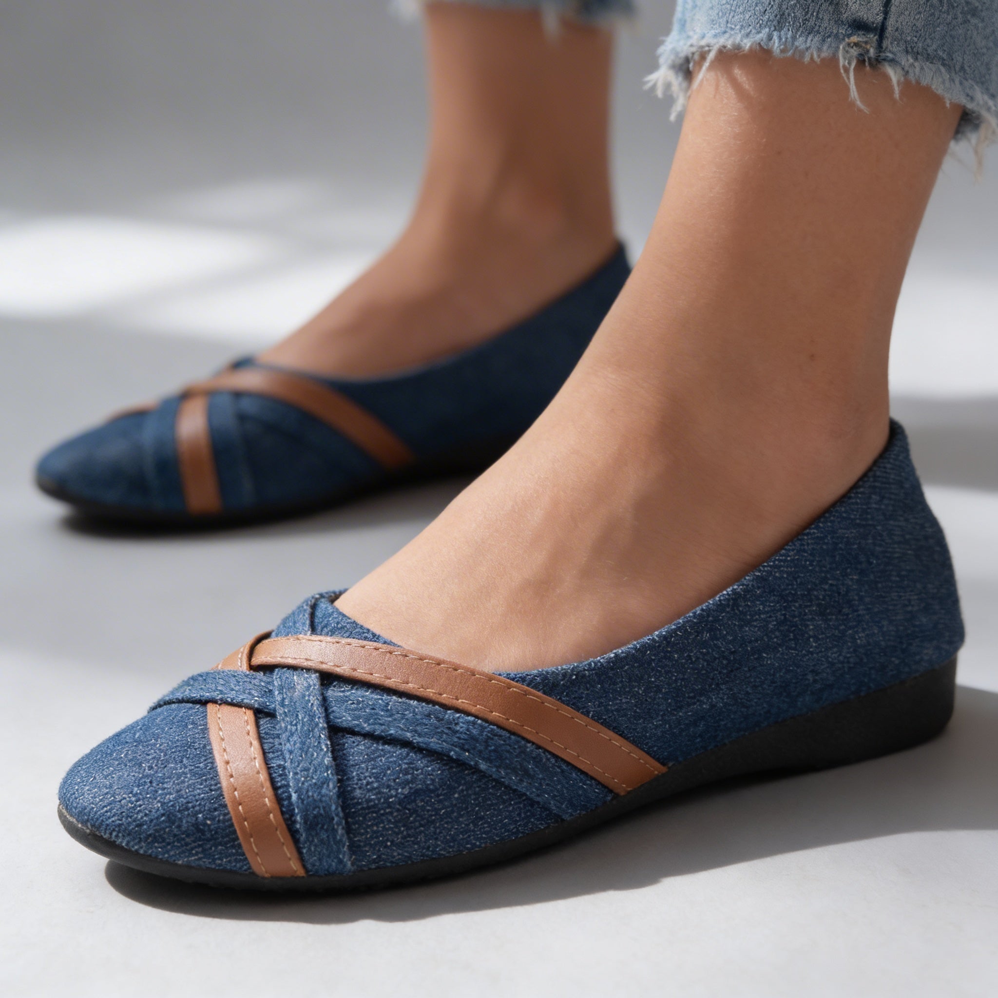 Tessa Canvas Soft Flats