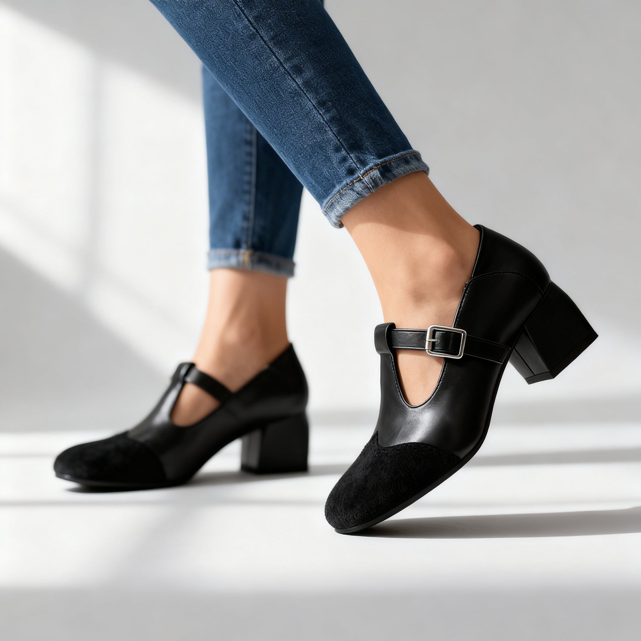 Rosalyn T-Strap Loafers