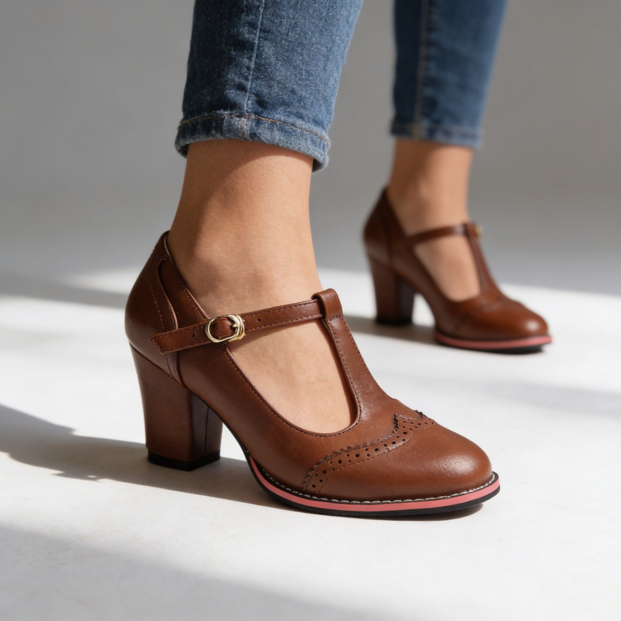 Abigail Brogue Loafers