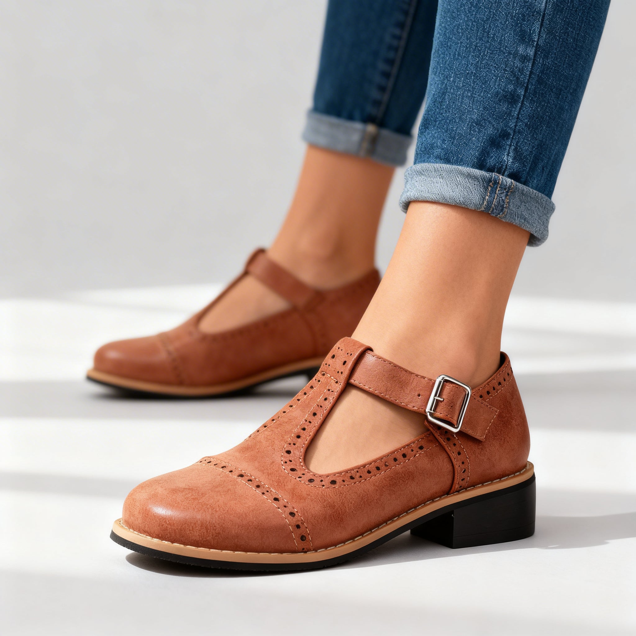 Annie Lou Brogue Loafers