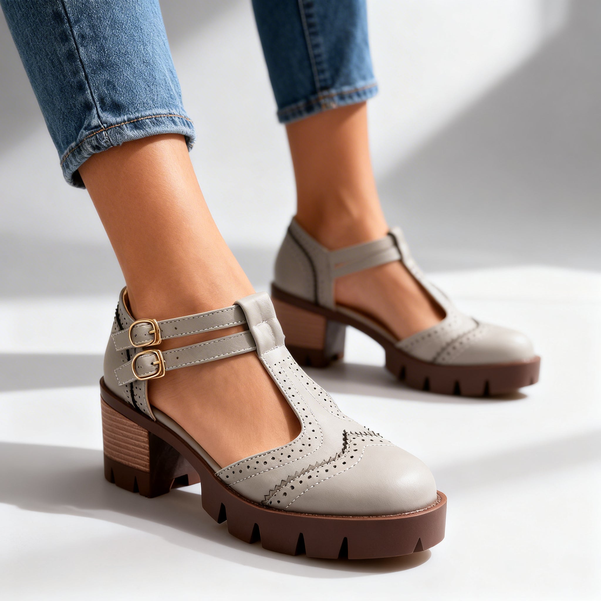 Sally Brogue Loafers