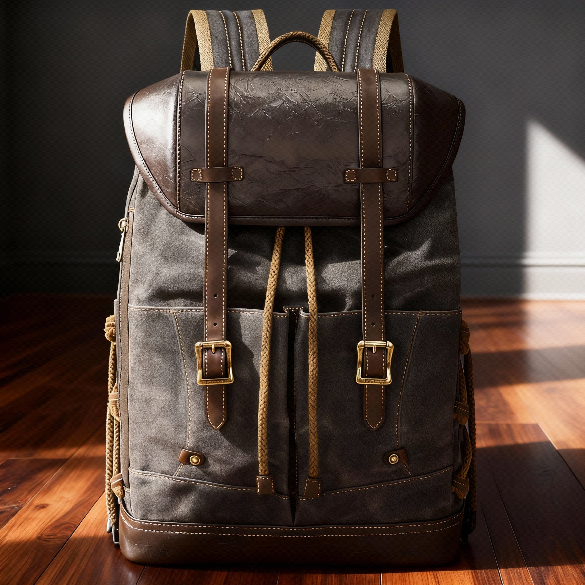Bear Creek Canvas Backpack
