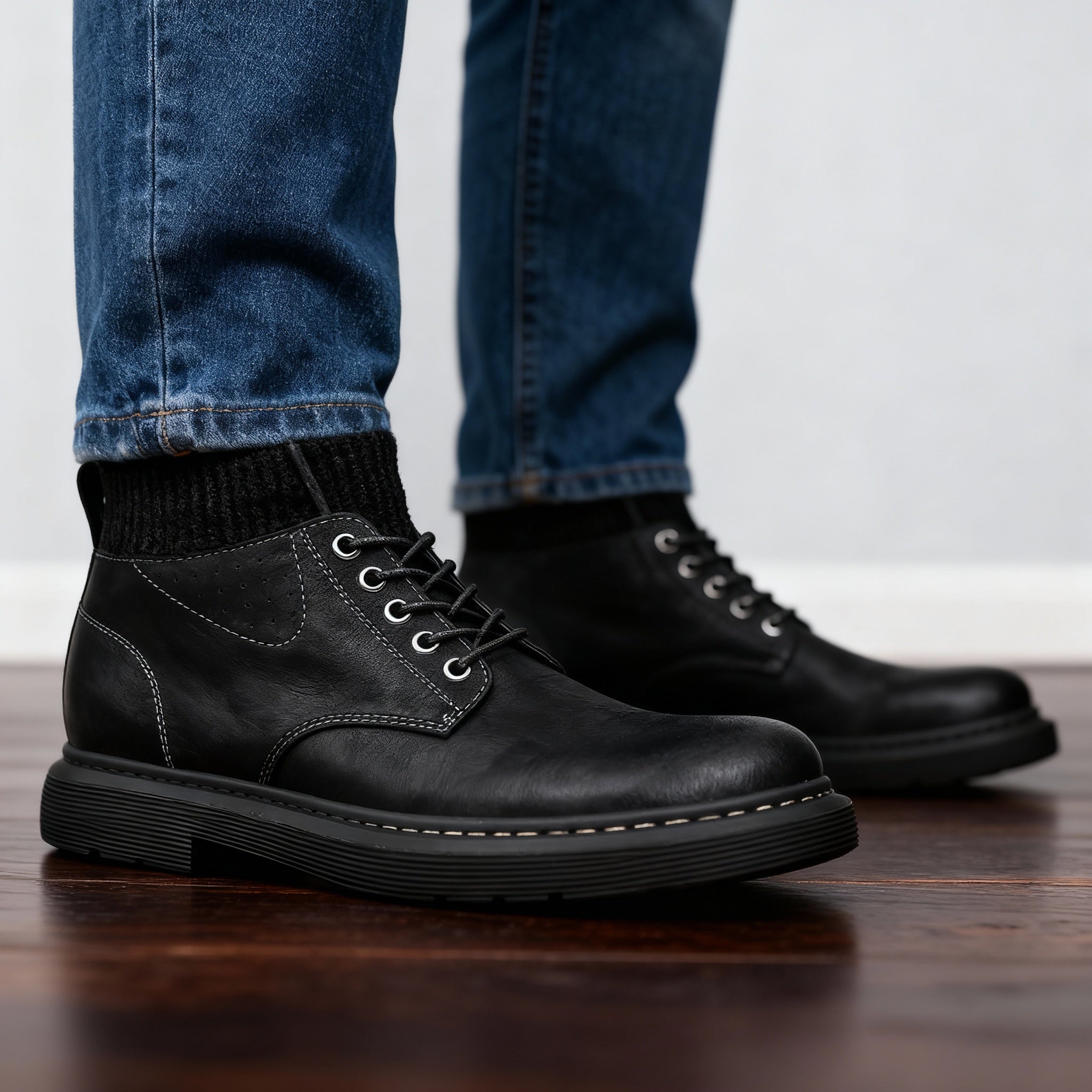 Roger Hilton Collar Boots