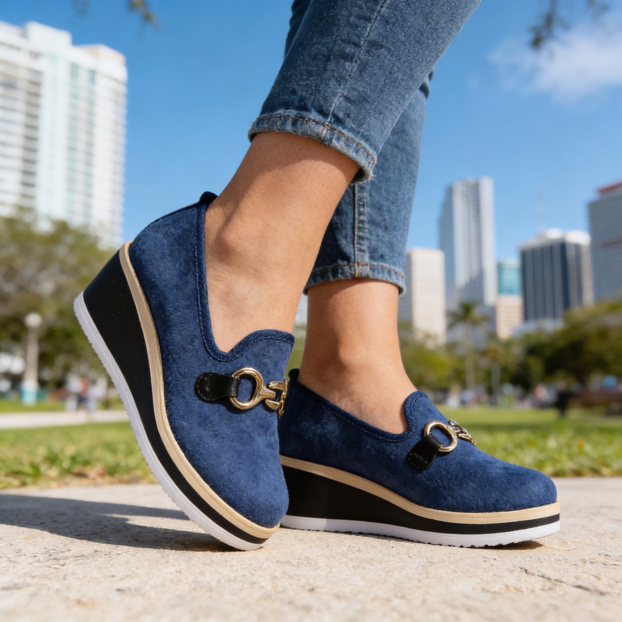 Alicia Orthopedic Platform Loafers