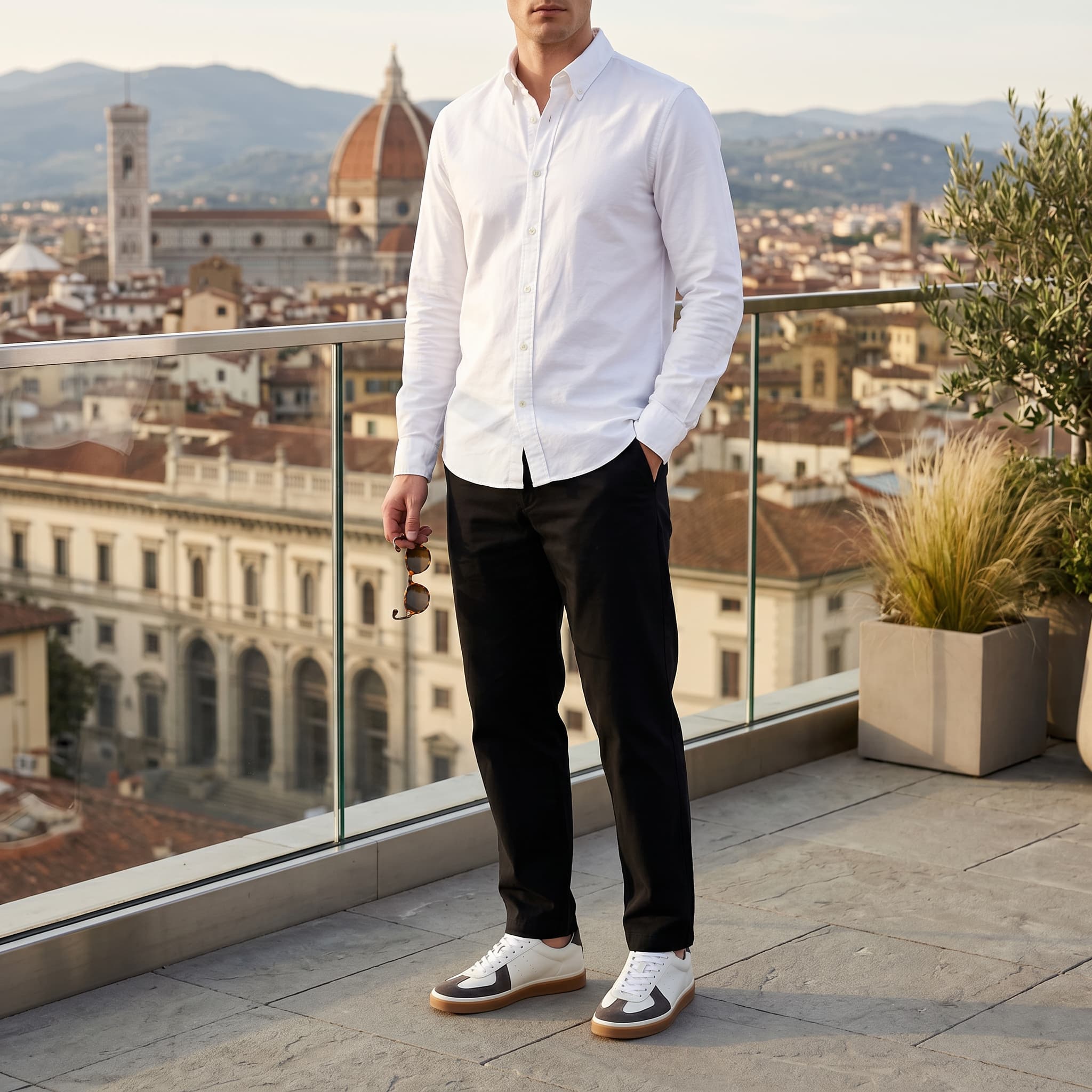 Whitfield Leather Court Sneaker