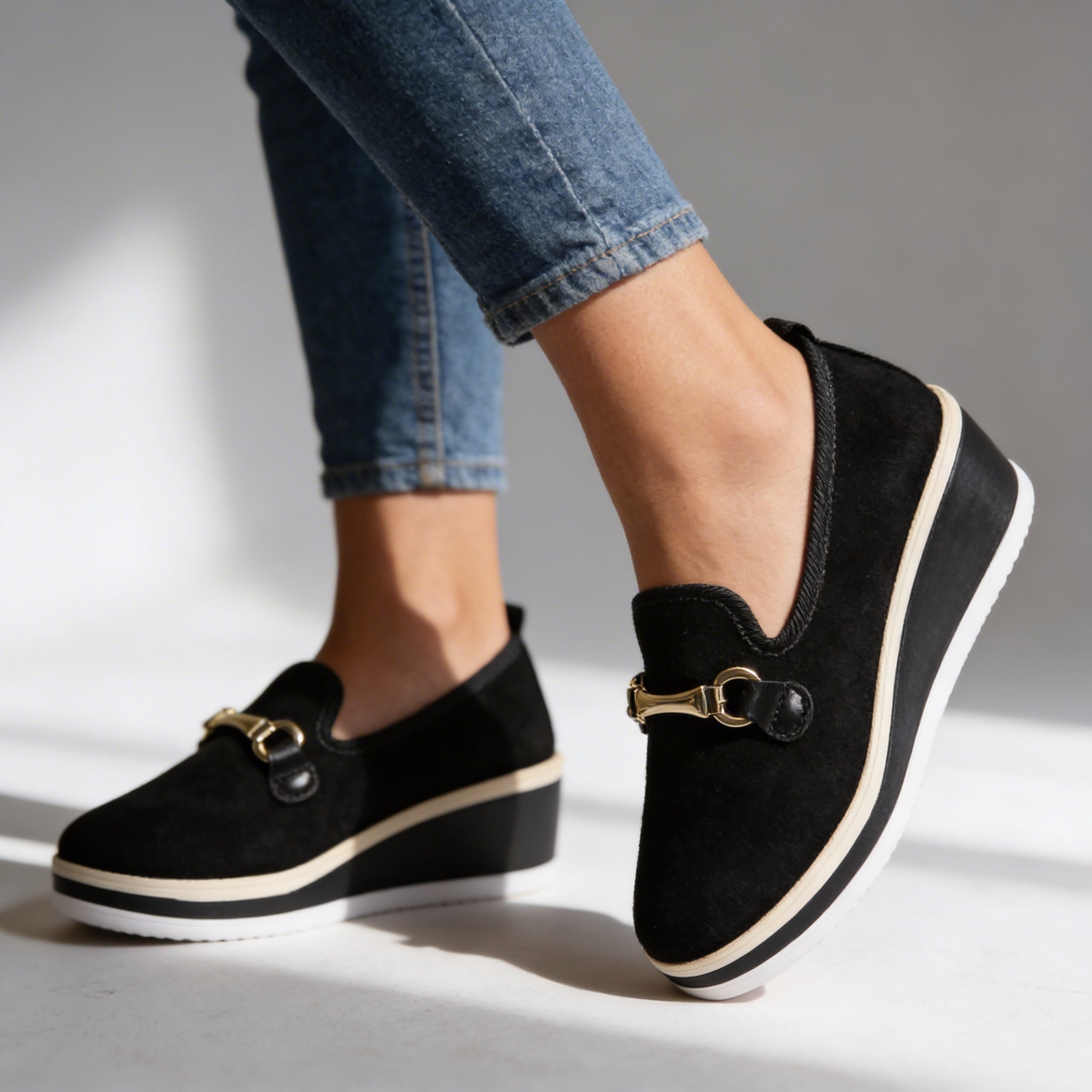 Alicia Orthopedic Platform Loafers