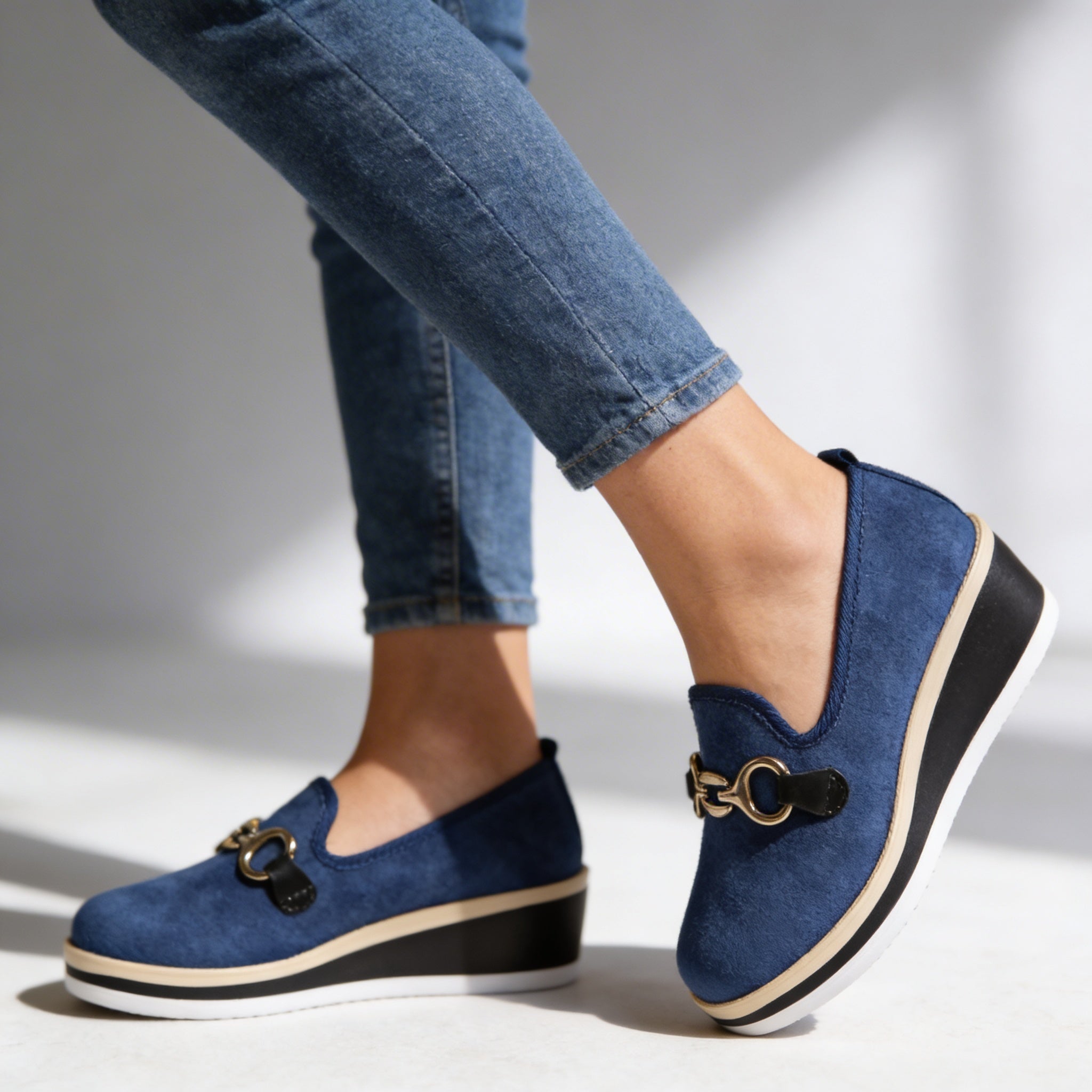 Alicia Orthopedic Platform Loafers
