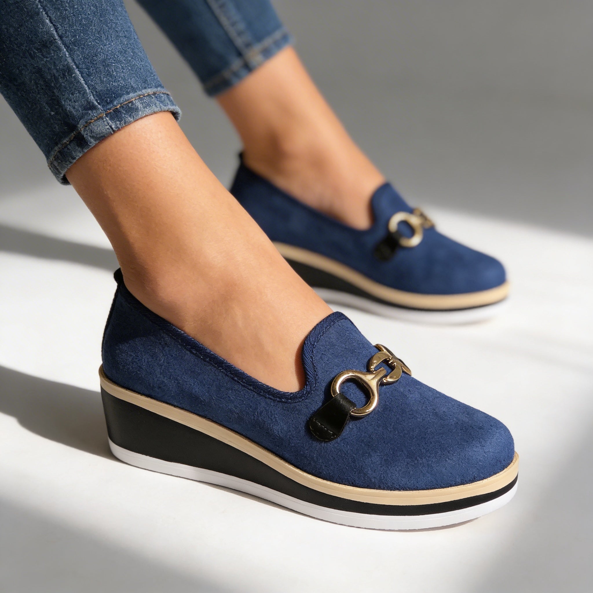 Alicia Orthopedic Platform Loafers