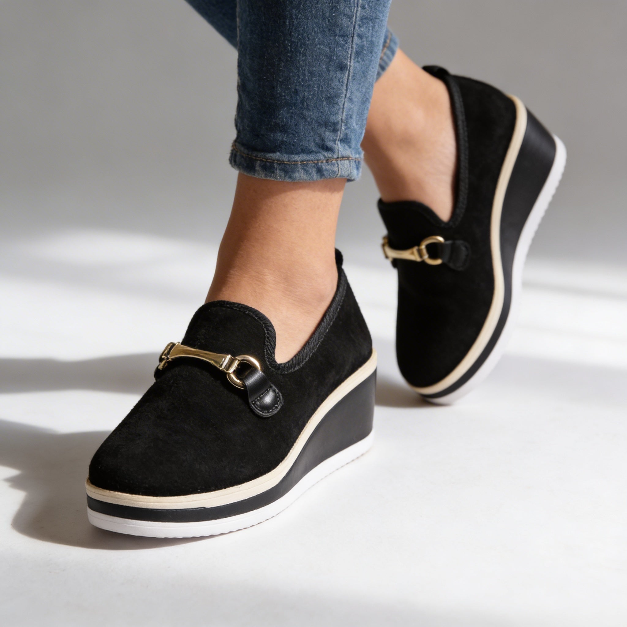 Alicia Orthopedic Platform Loafers