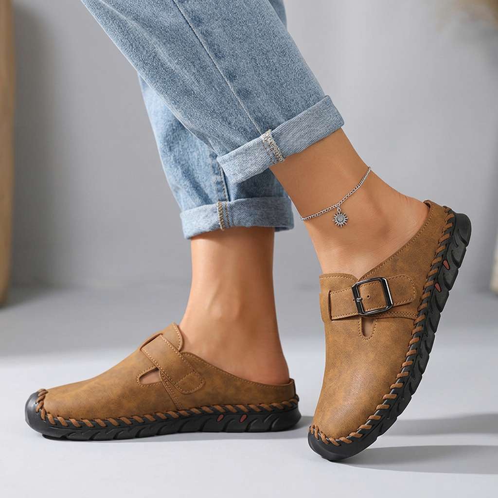 Jane Buckle Clogs