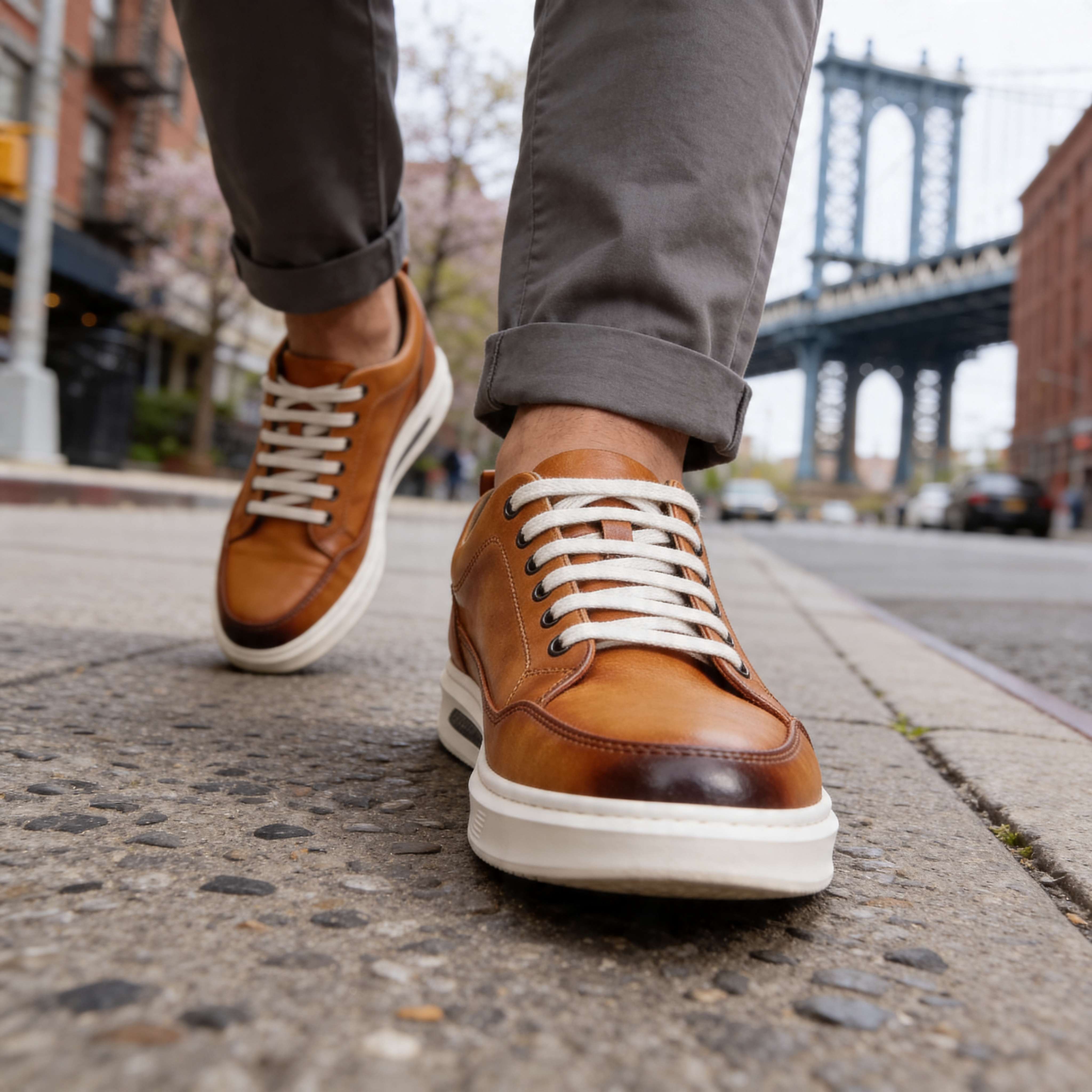 George Godwin Leather Sneakers