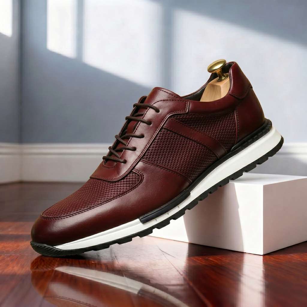 Daniel T. Brooks Leather Sneakers
