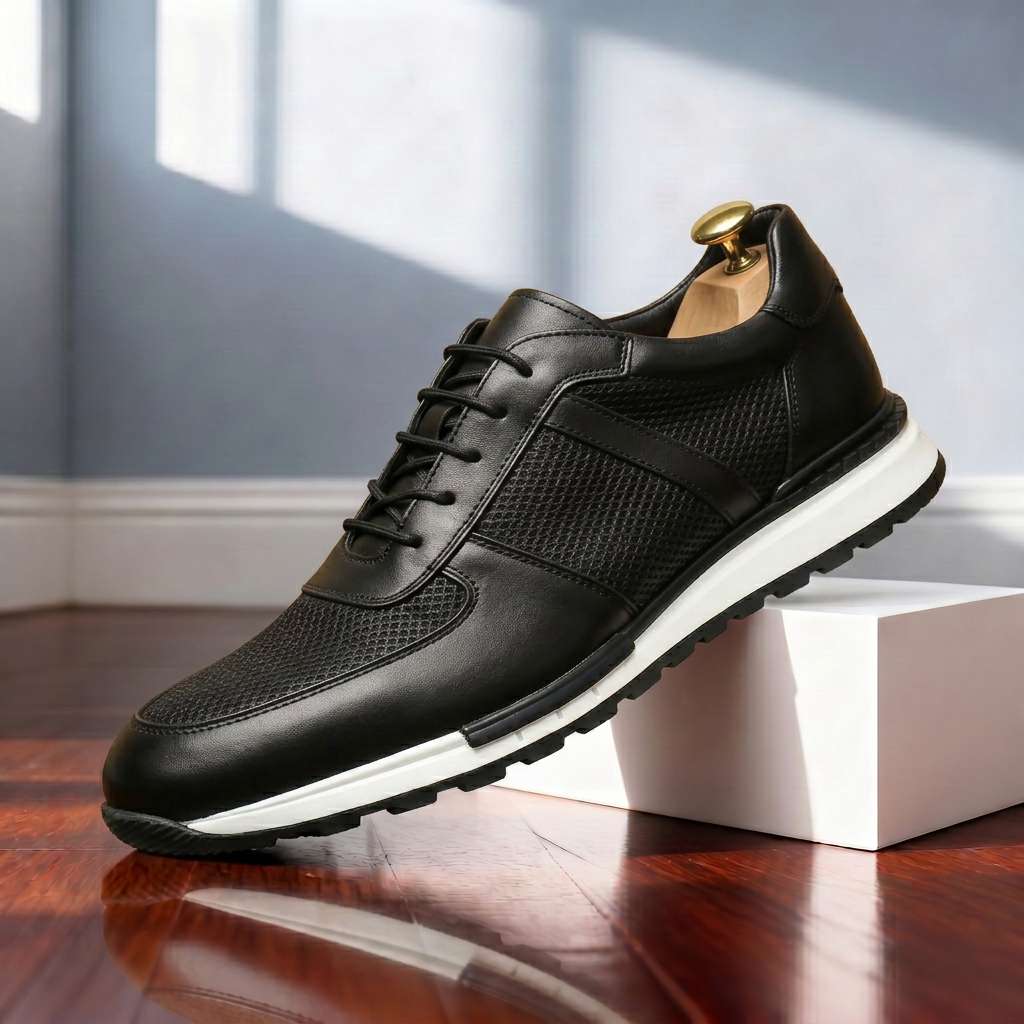Daniel T. Brooks Leather Sneakers
