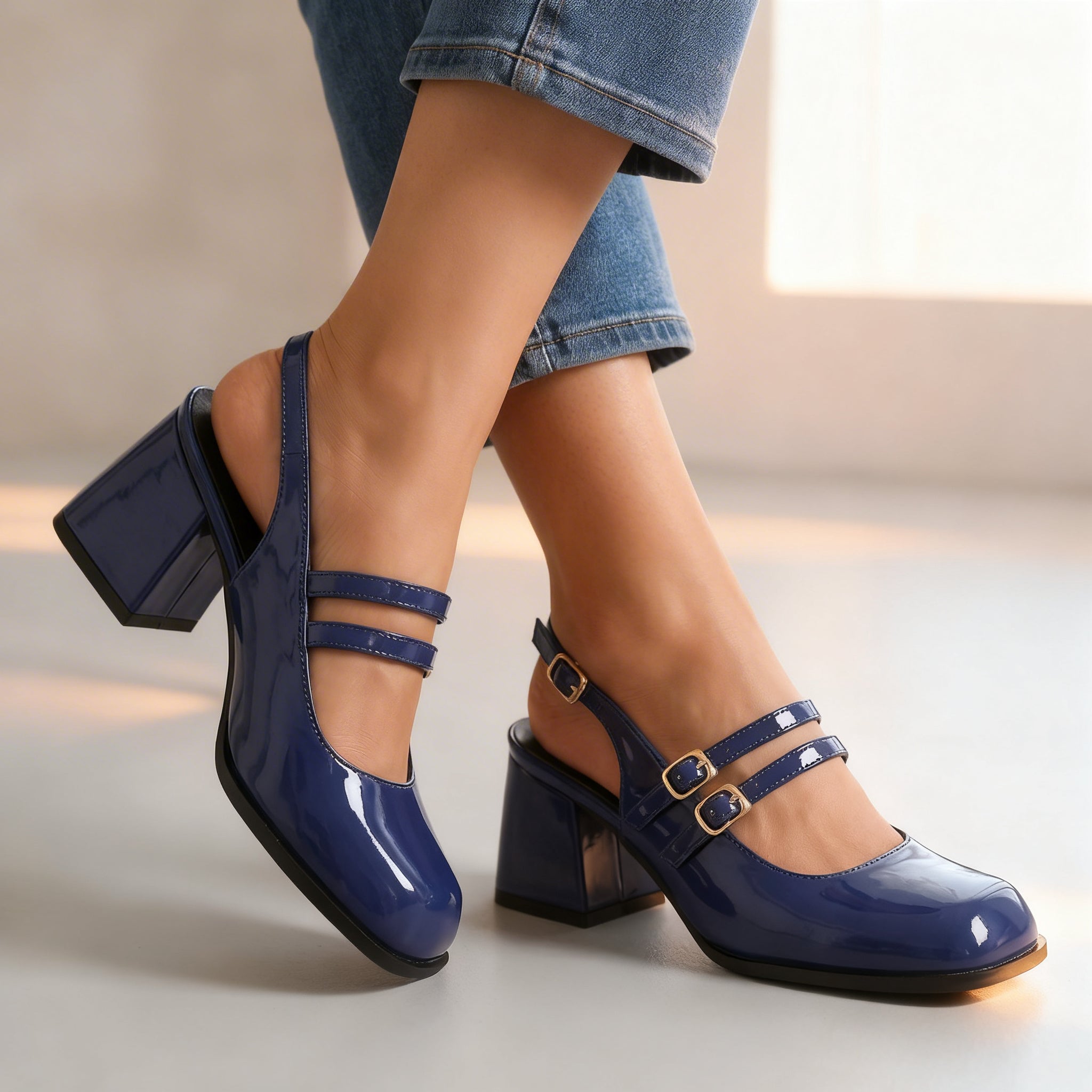 Delilah Twin Slingback Loafers