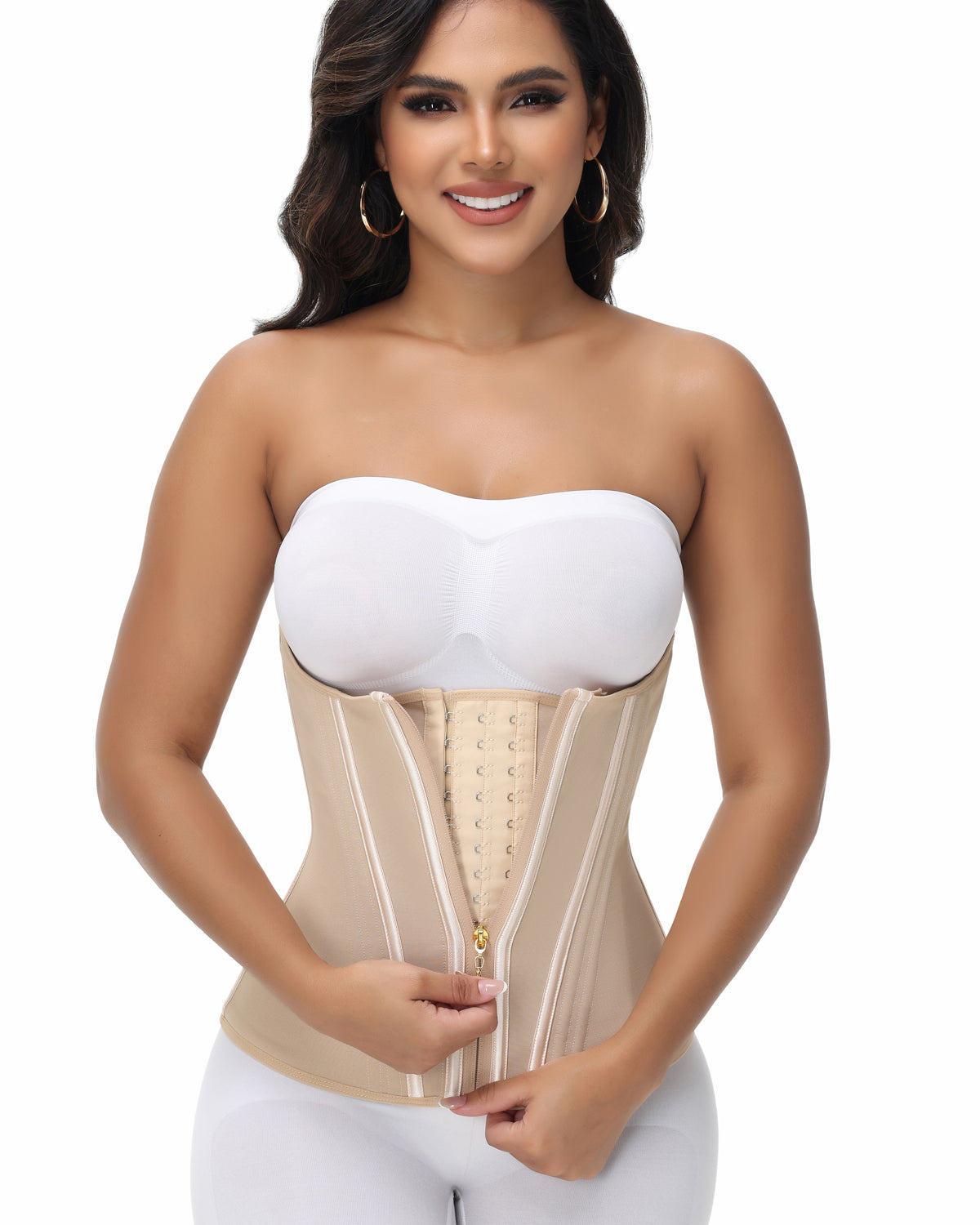 Shapshe® Fajas Colombianas Double Compression Tummy Control Waist Trainer