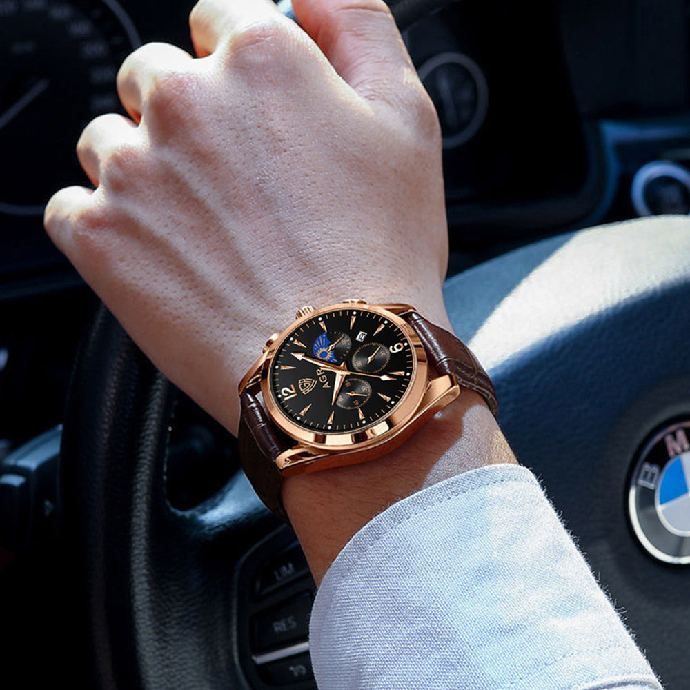 Klassieke Elegant Horloge  - By Qivii