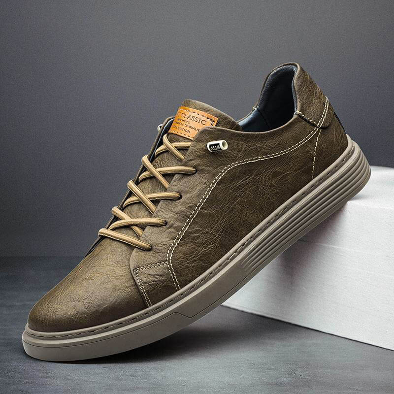 Mazzarini Italian Leather Sneakers  - By Qivii