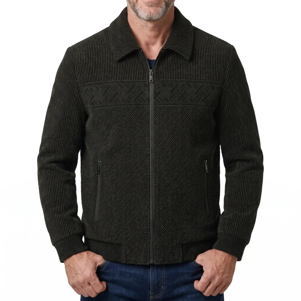 Gabriel | Mens Fall Quilted Knit Jacket