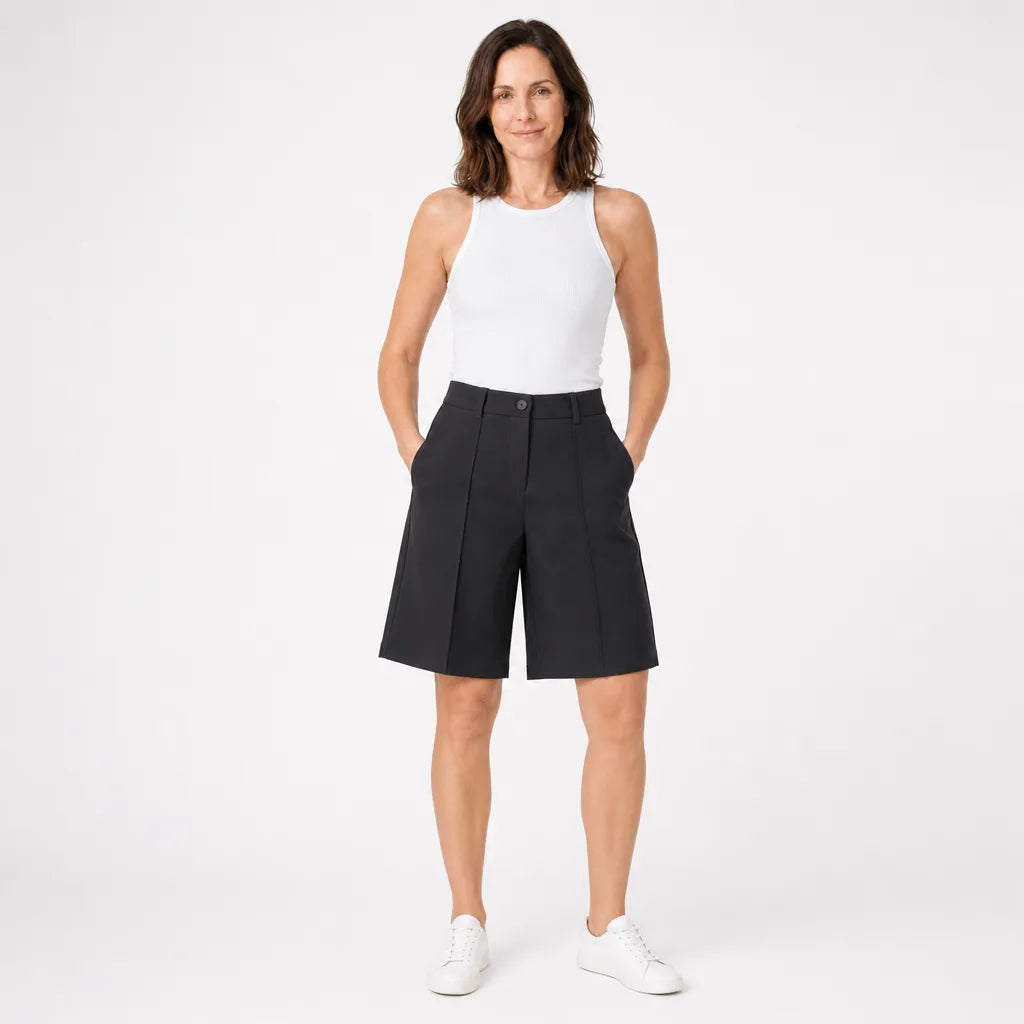 Gabriela High Waist Tailored Shorts