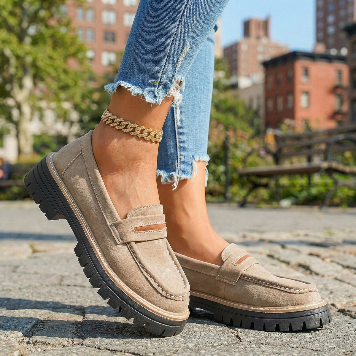 Stella Orthopedic Platform Loafers