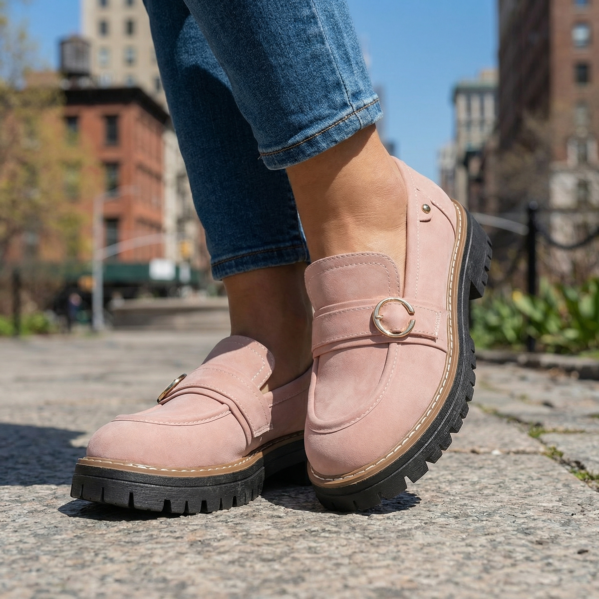 Corinna Ring Platform Loafers