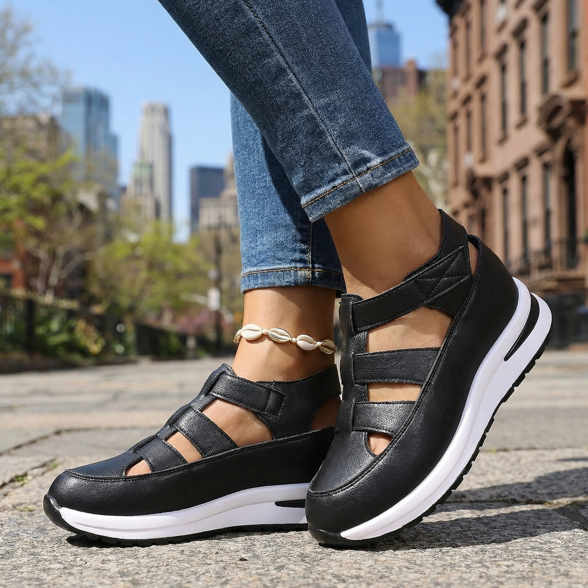 Celia Wedge Sandals