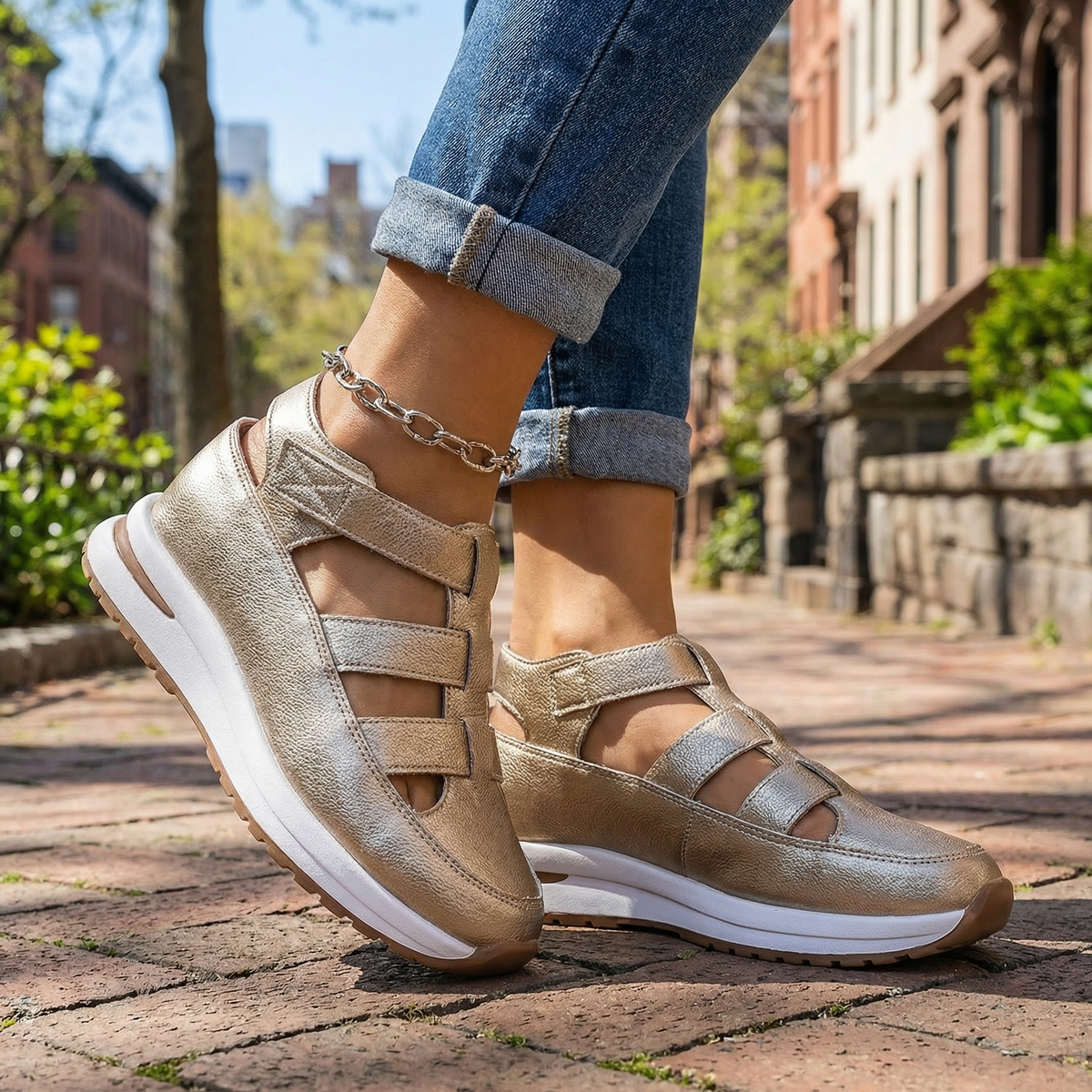 Celia Wedge Sandals