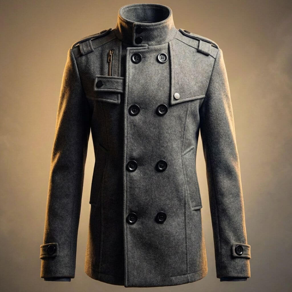 Sergio Legacy Virgin Wool Coat  - By Qivii