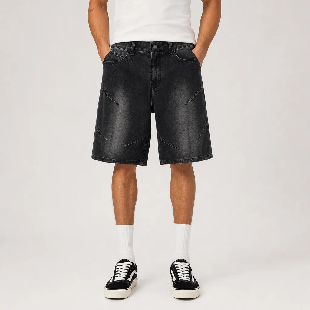 Gilbert Washed Denim Shorts