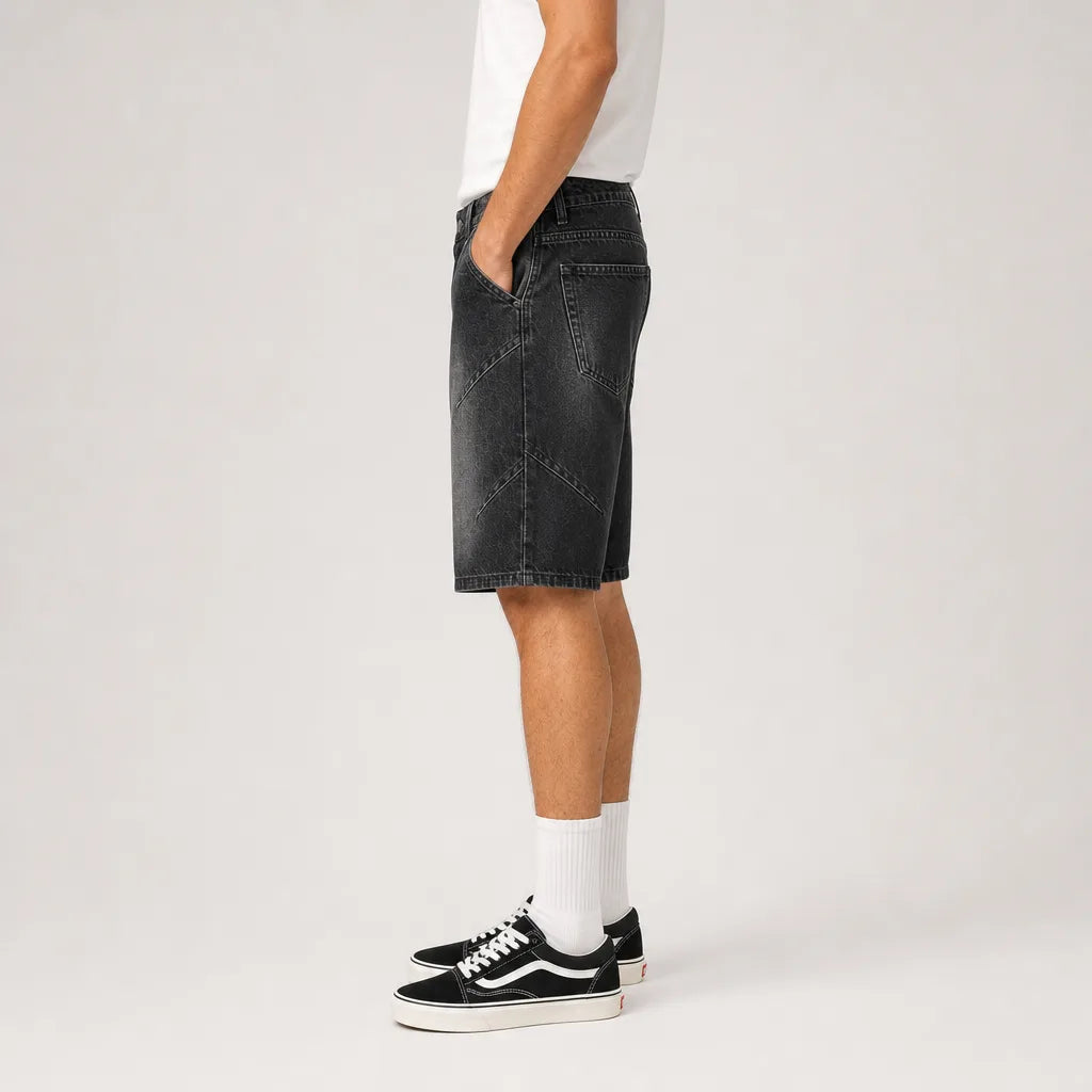 Gilbert Washed Denim Shorts