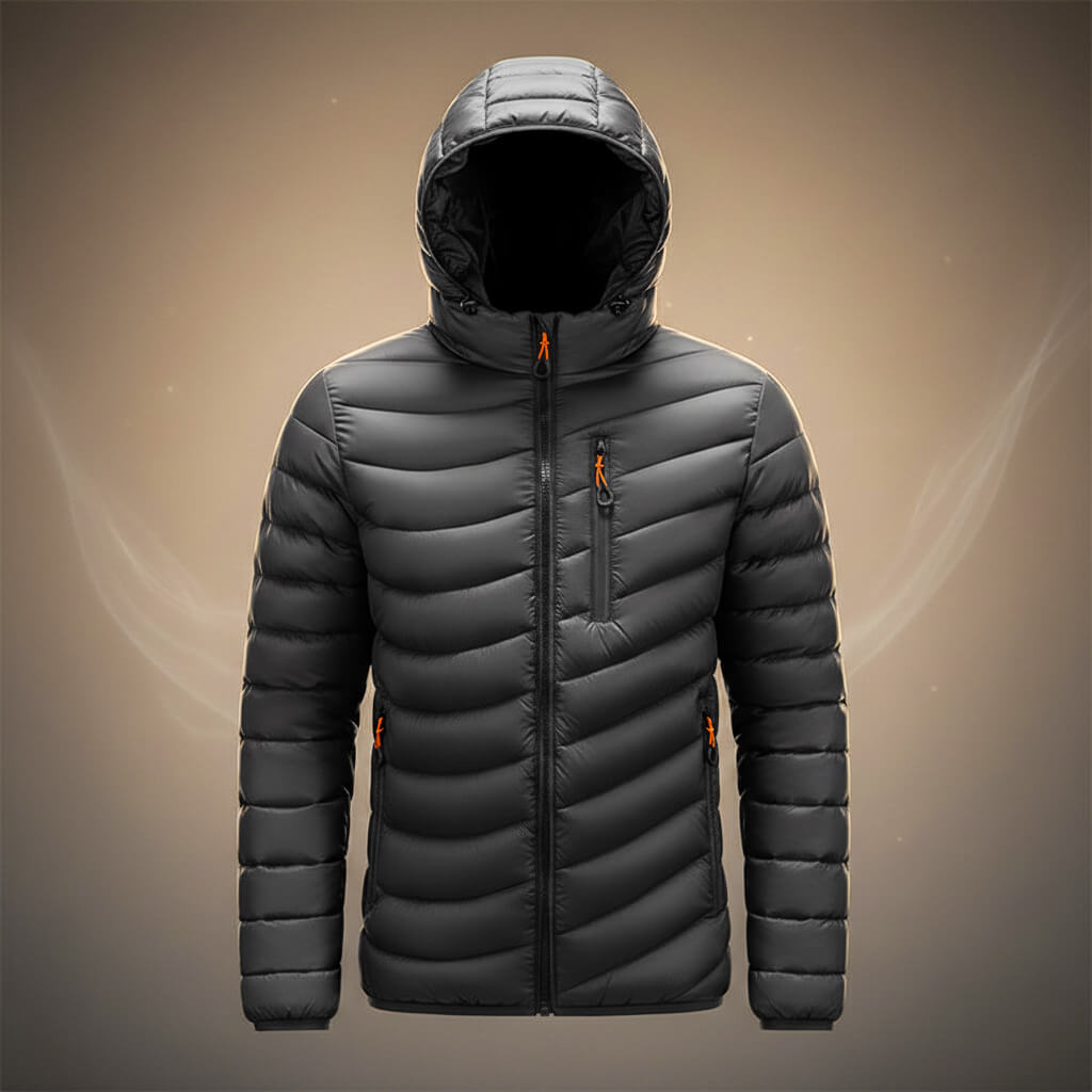 Eliot Quilted Hooded Jacket  - By Qivii
