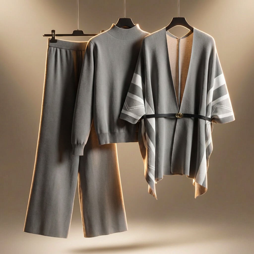 Samantha Prestige Virgin Wool Set  - By Qivii
