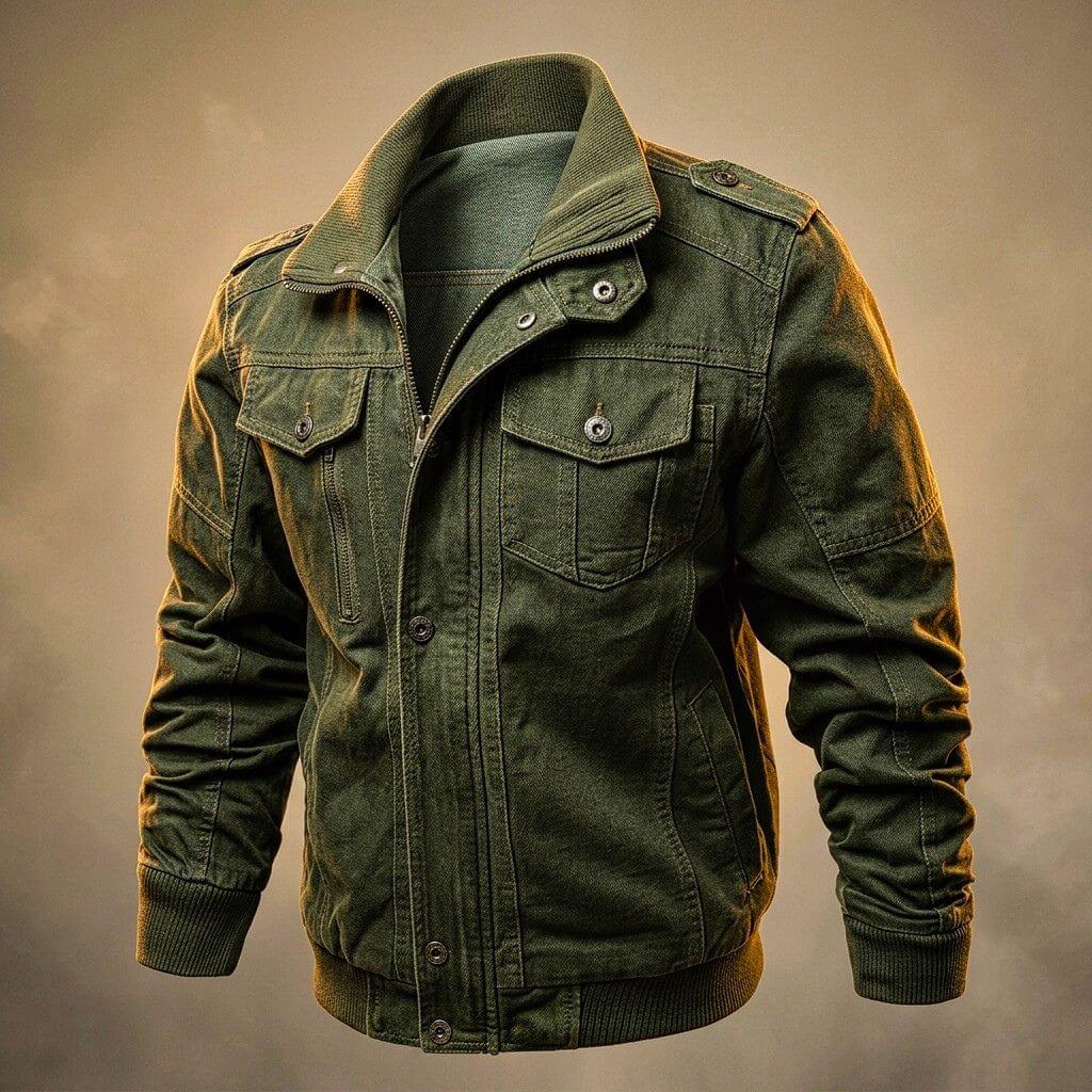 Aaron Organic Denim Jacket  - By Qivii