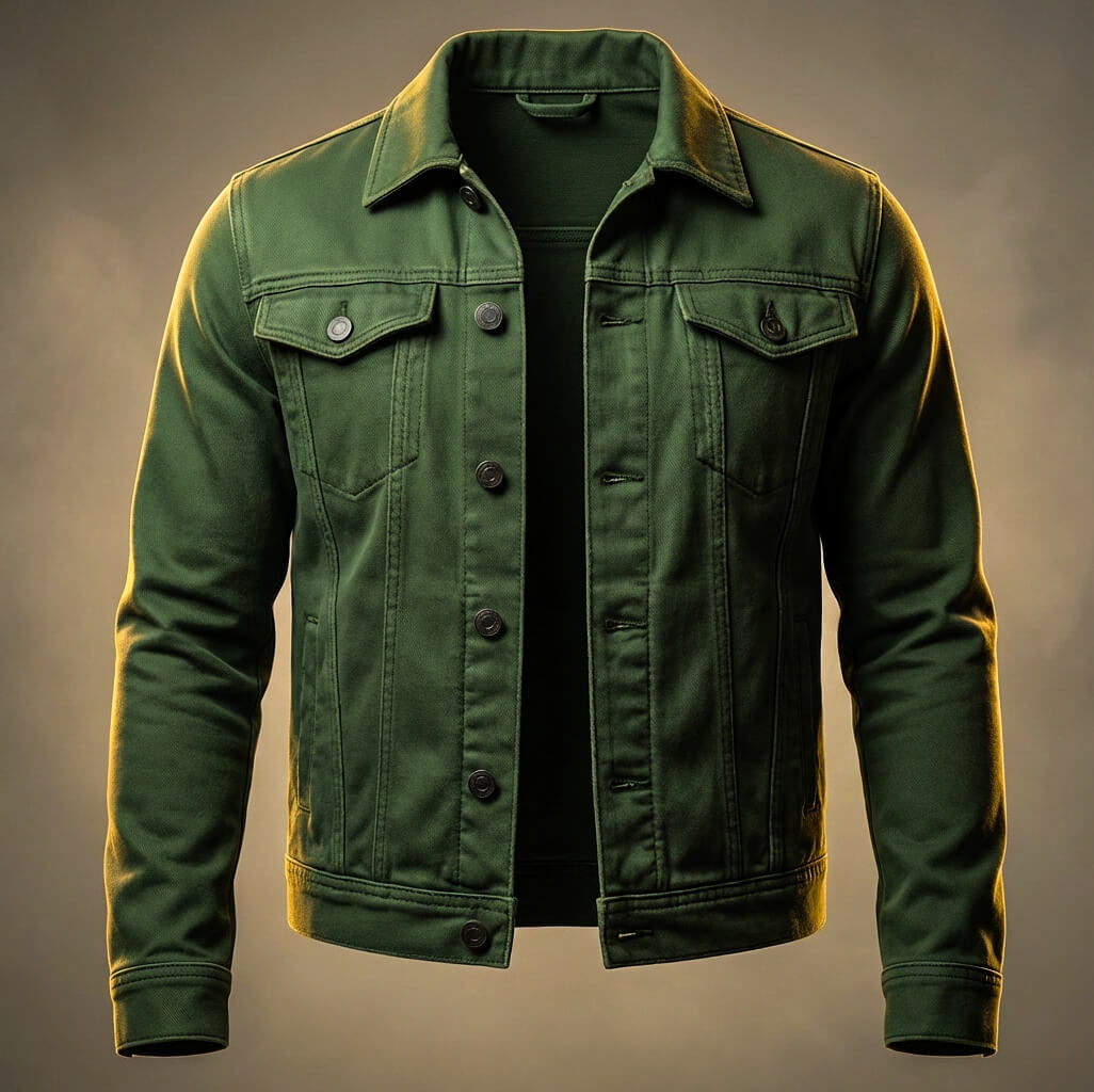 Brock Organic Denim Jacket  - By Qivii