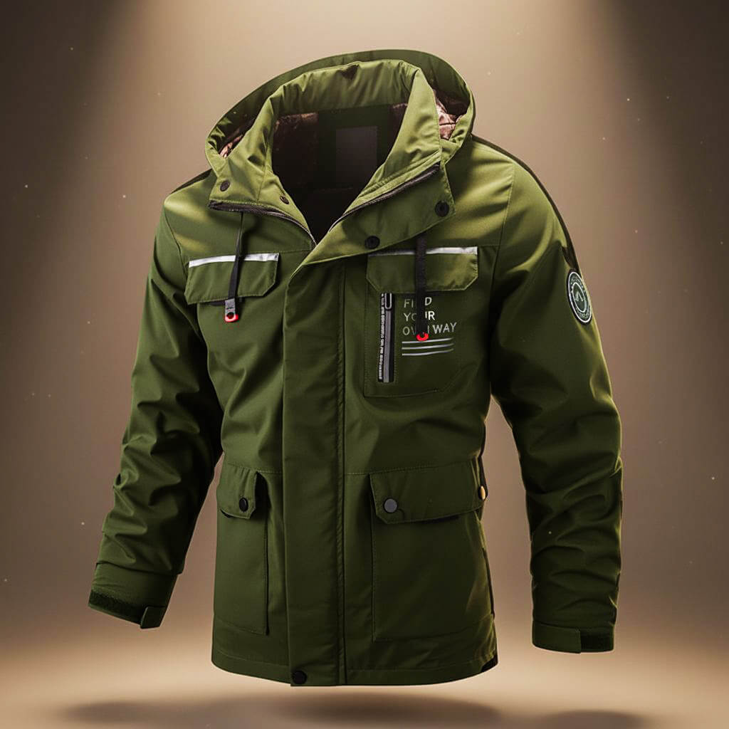 Explorer Hooded Winter Jacket  - By Qivii