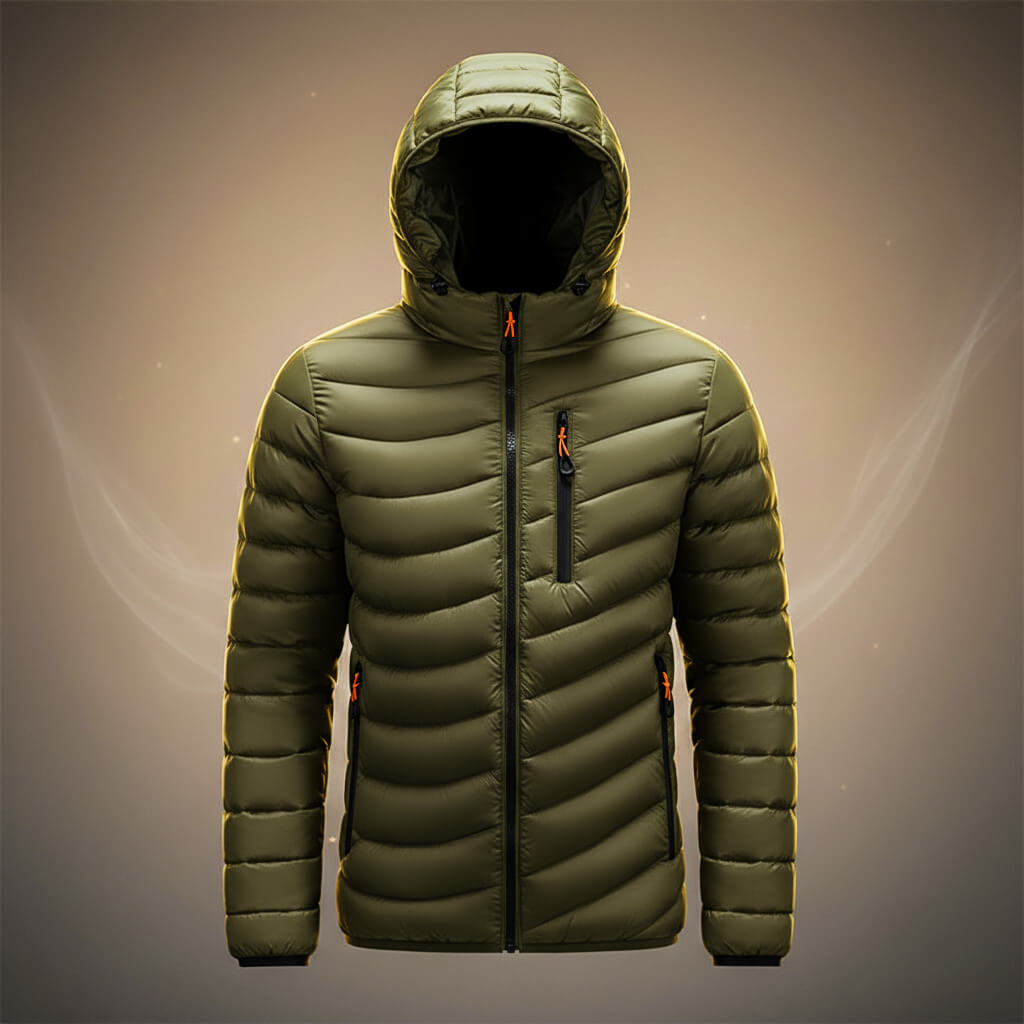 Eliot Quilted Hooded Jacket  - By Qivii