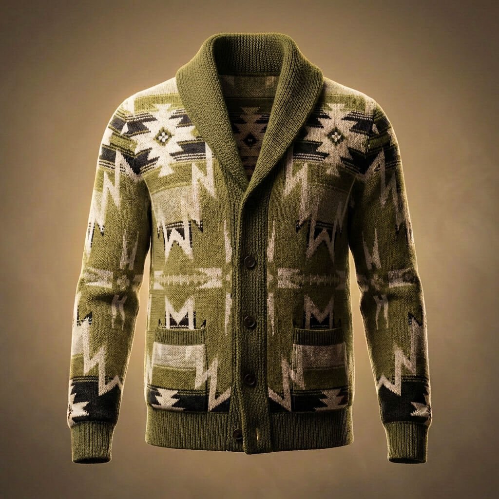 Rhodes Knit Wool Cardigan  - By Qivii