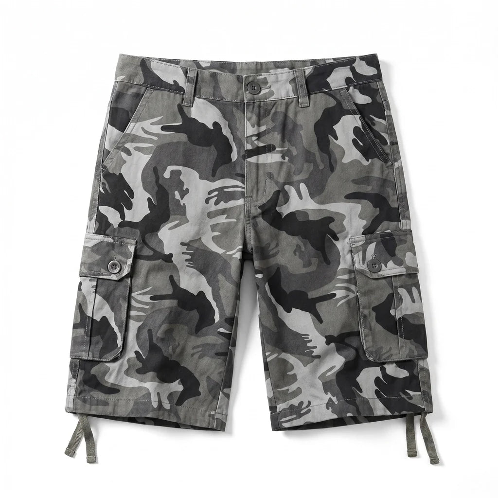 Stevie Camo Cargo Shorts