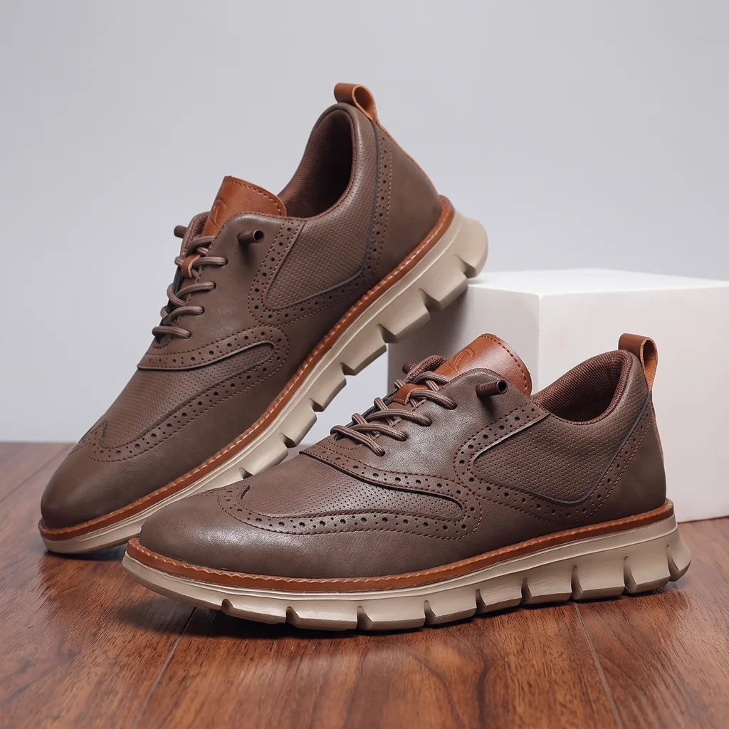 Hancock | Men's Breathable Casual Sneakers  - By Qivii