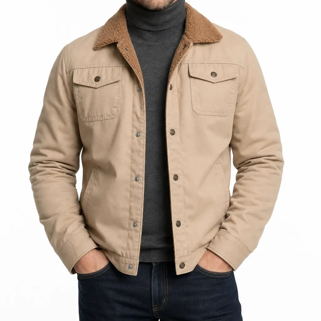 Harlan | Mens Warm Fall Bomber Jacket