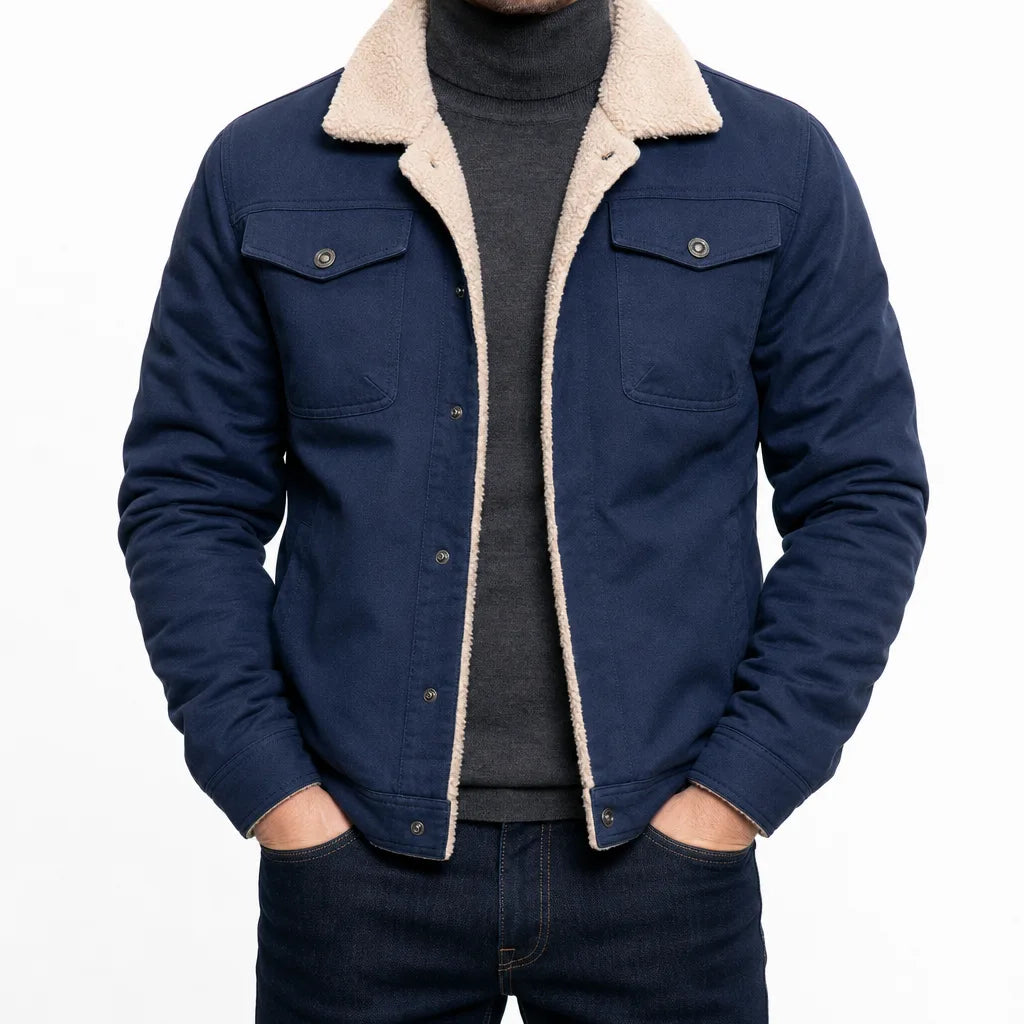 Harlan | Mens Warm Fall Bomber Jacket