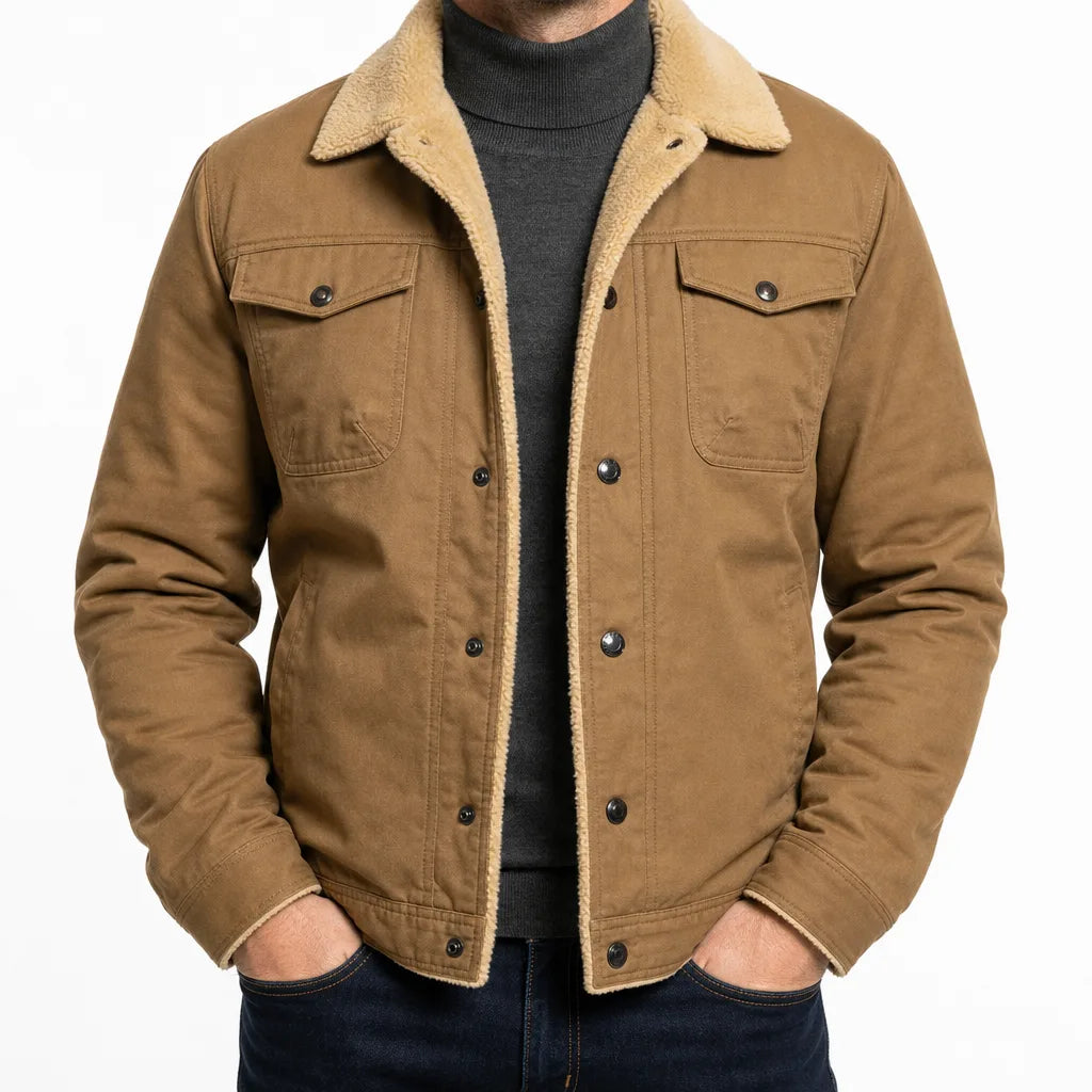Harlan | Mens Warm Fall Bomber Jacket