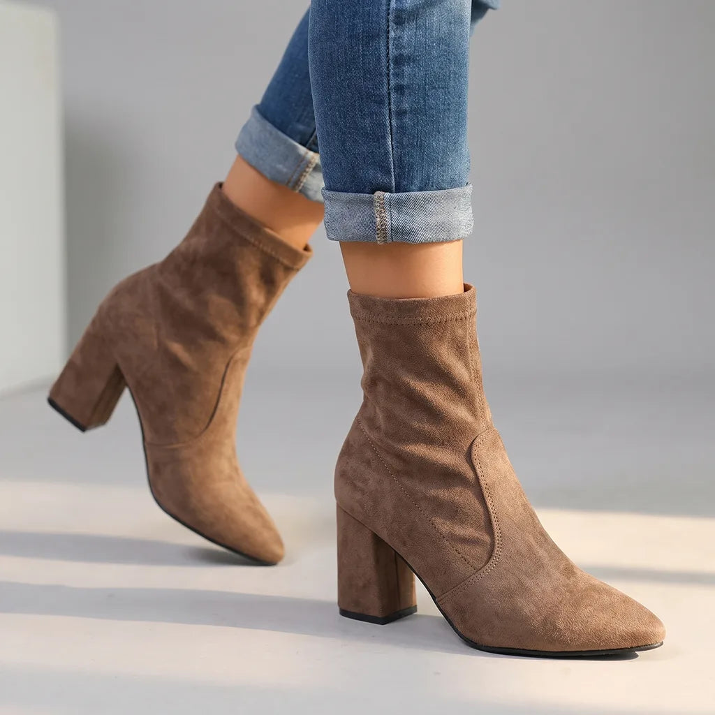 Harriet | Womens Fall Block Heel Boots