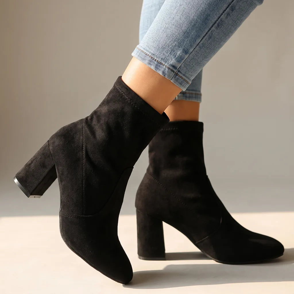 Harriet | Womens Fall Block Heel Boots