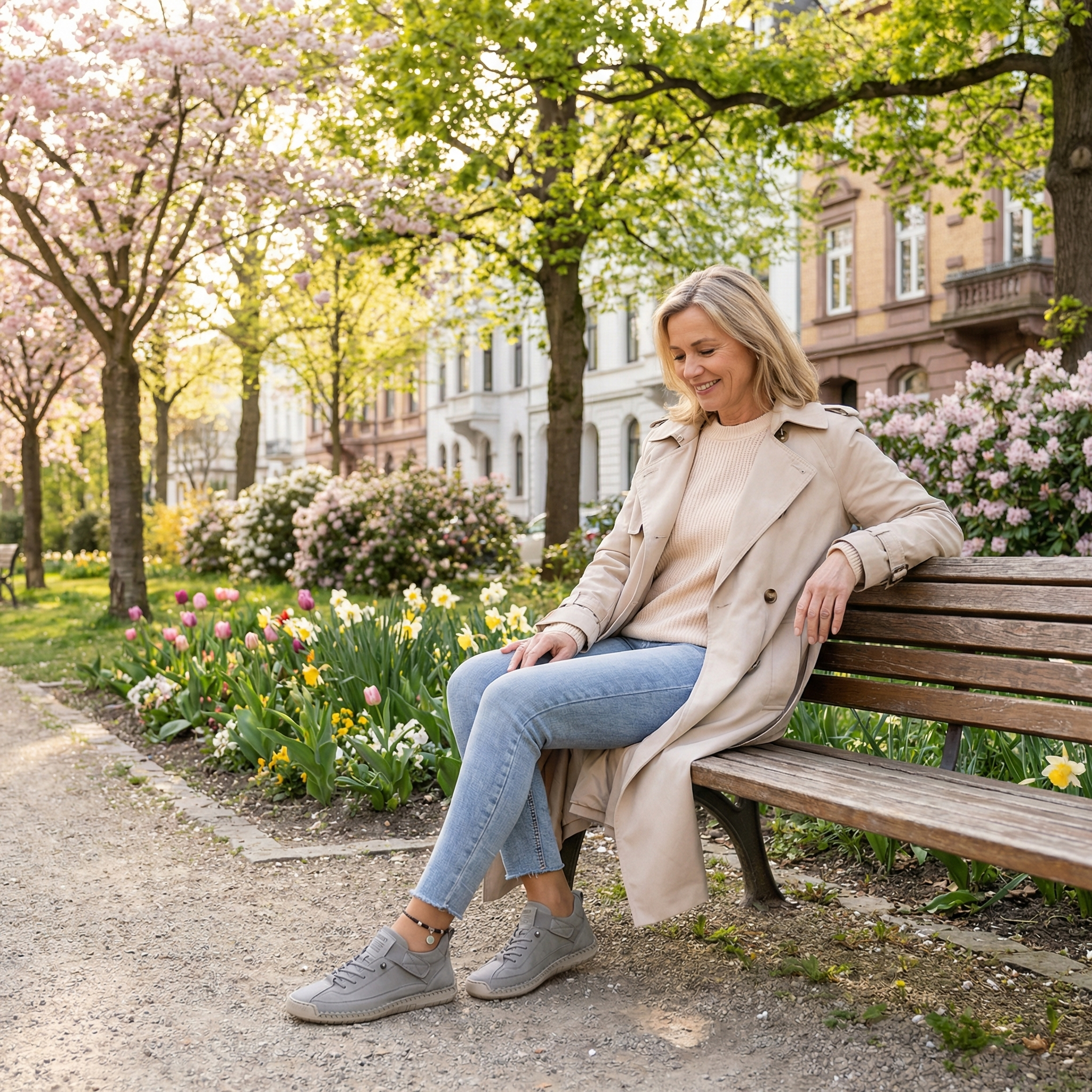 Mia – Komfortable & Schmerzfreie Orthopädische Sneakers  - By Qivii