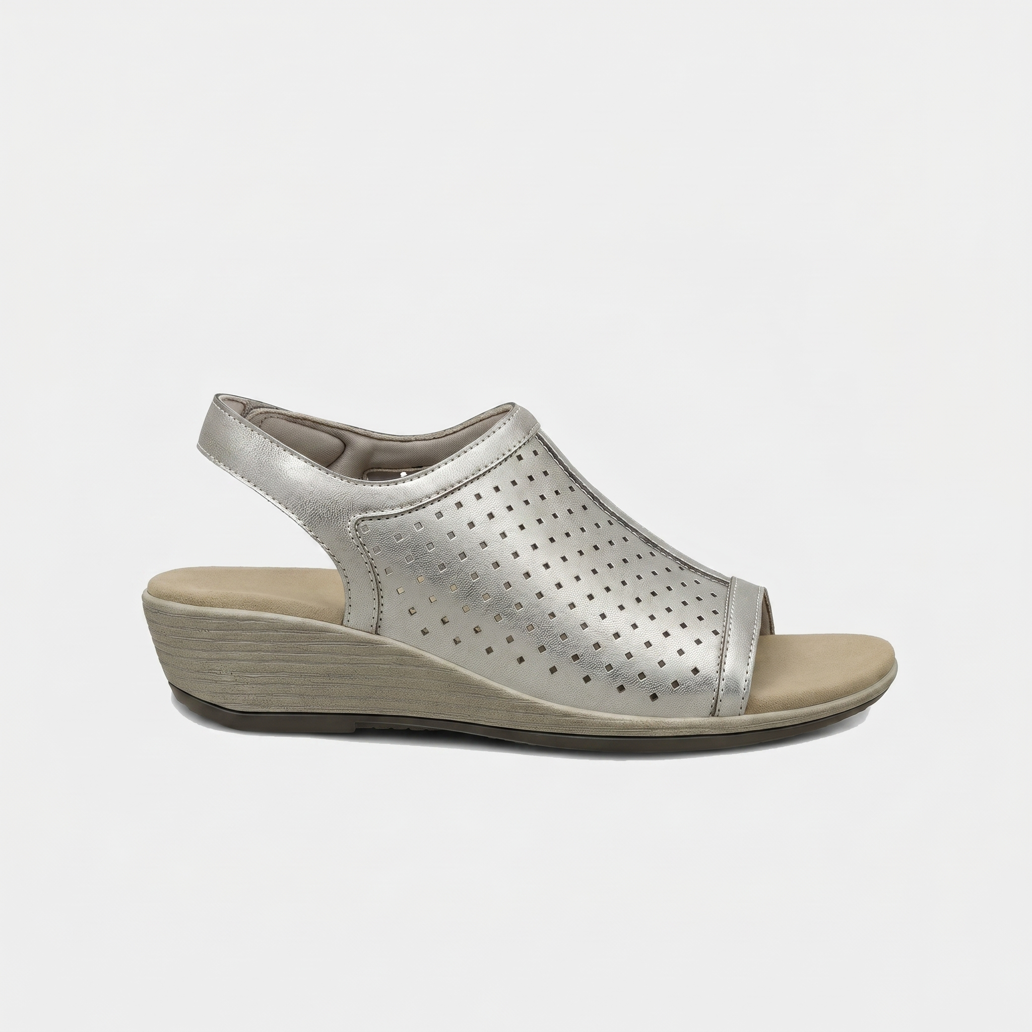 Hazel – Schimmernde Eleganz in metallic Platin  - By Qivii
